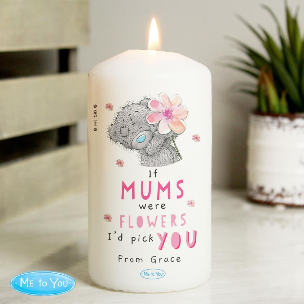 Personalised Me to You Bear I'd Pick You Pillar Candle Extra Image 3